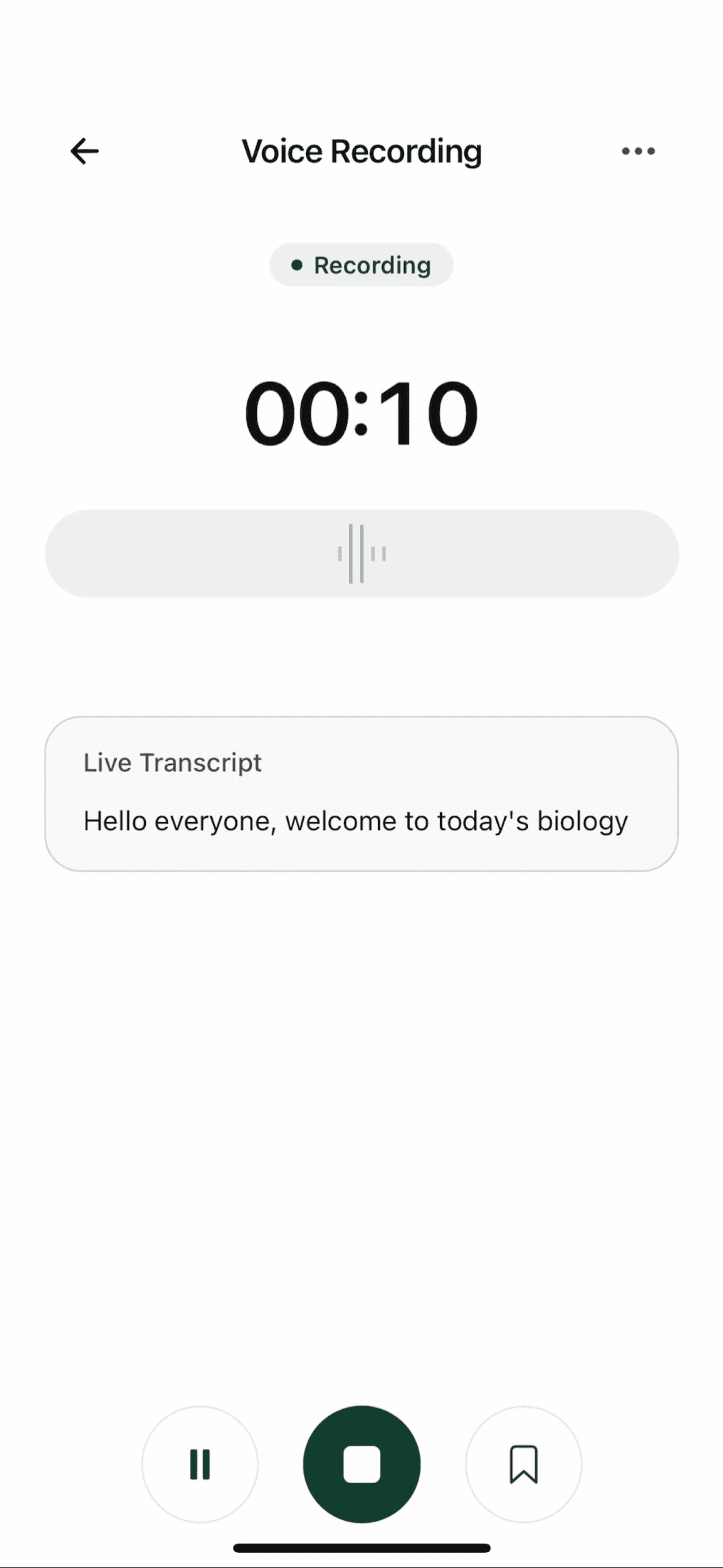 AI Lecture Recording